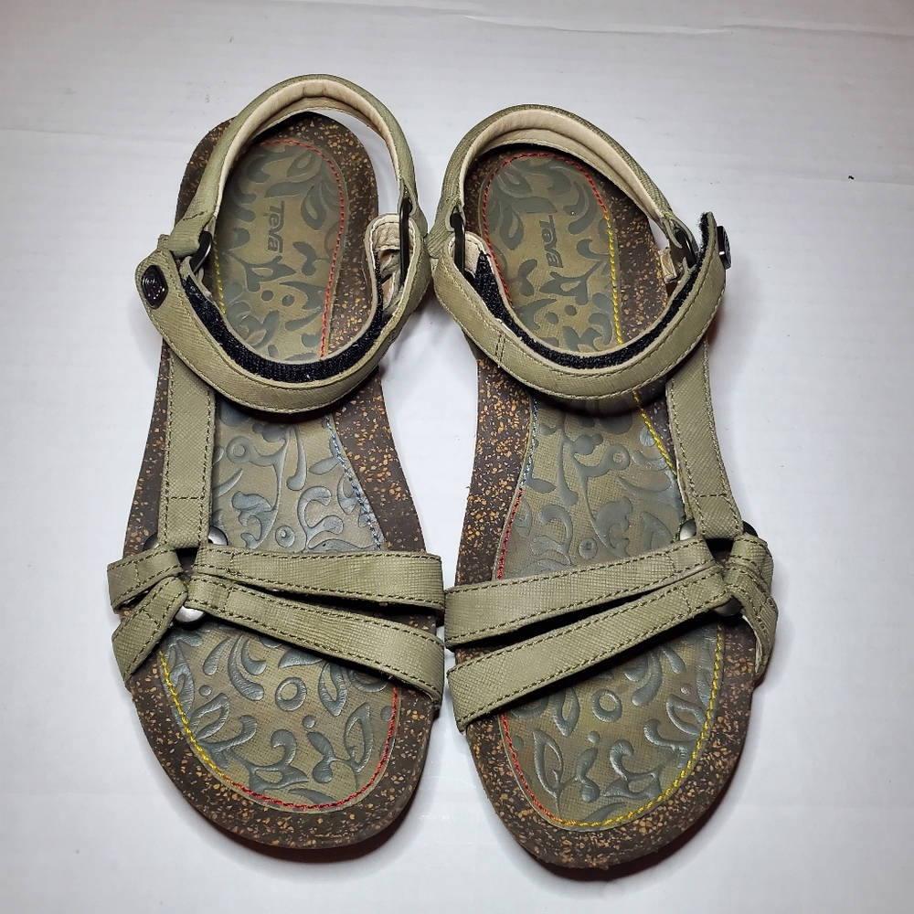TEVA Stylish Olive Green Sandals